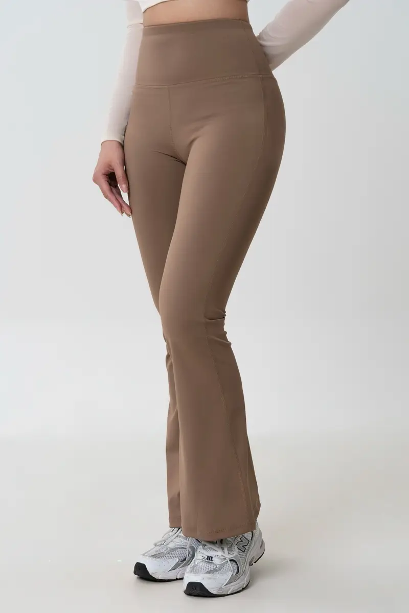 Contour Fit High-Waist Flare Pants