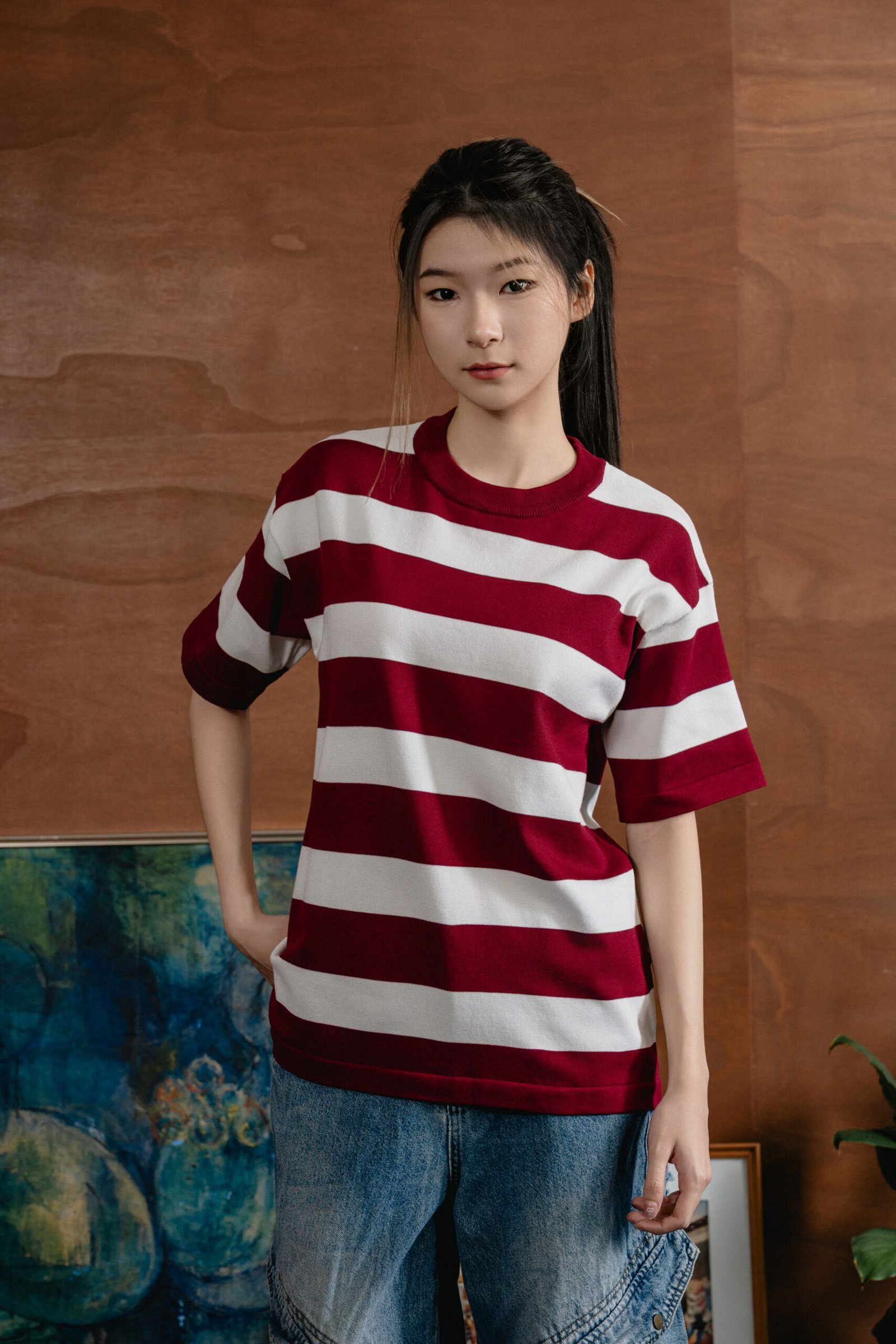 Oversized Stripe Sweater